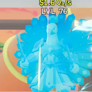 Fortnite Steal the Brainrot Pavonaccio Rainbow 1.6Qa/s Lvl 76 1 Trait