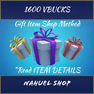 1600 vbucks 🎁
