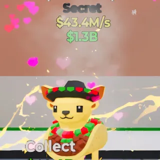 Fortnite Steal the Brainrot Paquito El Taquito 43.4M/s