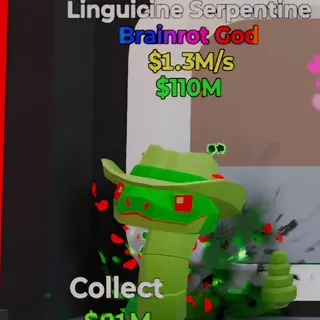 Fortnite Steal the Brainrot Linguicine Serpentine Zombie 1.3M/s