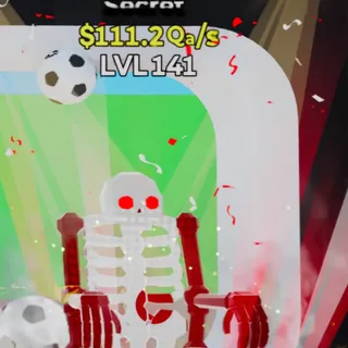 Fortnite Steal the Brainrot Bone Throne Football 111.2Qa/s Lvl 141 1 Trait
