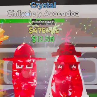 Fortnite Steal the Brainrot Chilyeie Y Avocadoa Crystal 476M/s