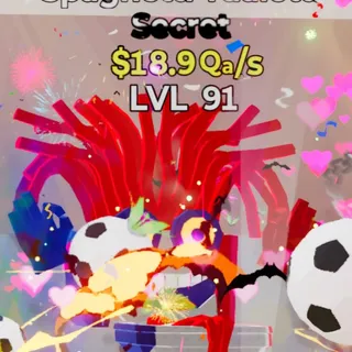 Fortnite Steal the Brainrot Spaghetti Tualetti Football 18.9Qa/s Lvl 91 5 Traits