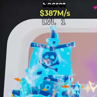 Fortnite Steal the Brainrot Wreckspire Roller Aqua 387M/s Lvl 1