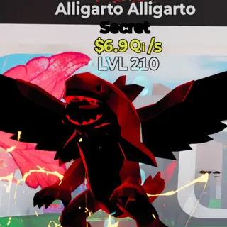 Fortnite Steal the Brainrot Alligarto Alligarto Darkness 6.9Qi/s Lvl 210 2 Traits