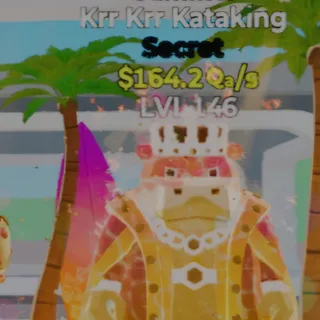 Fortnite Steal the Brainrot Krr Krr Kataking Summer 164.2Qa/s Lvl 146 1 Trait