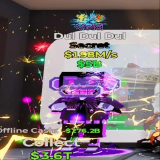 Fortnite Steal the Brainrot Dul Dul Dul Void 2 Traits 198M/s