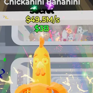 Fortnite Steal the Brainrot Chickanini Bananini Gold 2 Traits 49.5M/s