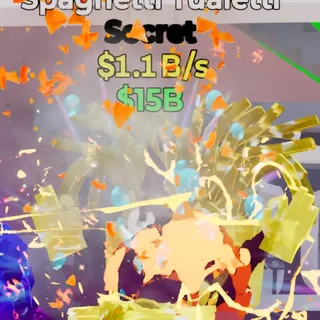 Fortnite Steal the Brainrot Spaghetti Tualetti Crystal 5 Traits 1.1B/s