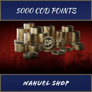 5000 cod points xbox