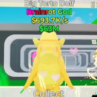 Fortnite Steal the Brainrot Dig Torto Dolf 693.7K/s
