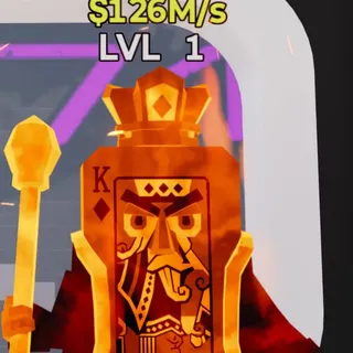 Fortnite Steal the Brainrot Re Delle Carte Ice & Fire 126M/s Lvl 1