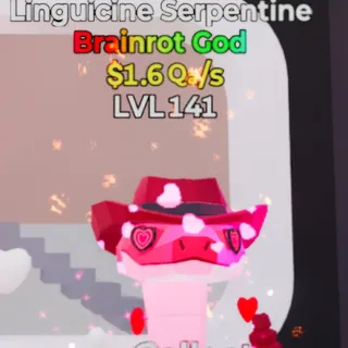 Fortnite Steal the Brainrot Linguicine Serpentine Lovely 1.6Qa/s Lvl 141 1 Trait