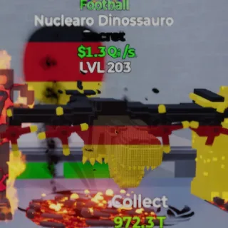 Fortnite Go Up for Brainrots Nuclearo Dinossauro Football 1.3Qi/s Lvl 203 1 Trait
