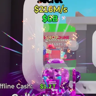 Fortnite Steal the Brainrot Nooo My Bicicleteira Crystal 1 Trait 216M/s