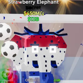 Fortnite Steal the Brainrot Strawberry Elephant Football 1 Trait 450M/s