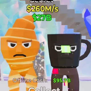 Fortnite Steal the Brainrot Croissantini Et Caffettino Default 1 Trait 260M/s