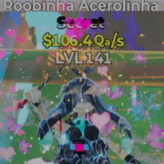 Fortnite Steal the Brainrot Roobinha Acerolinha Magical 106.4Qa/s Lvl 141 6 Traits