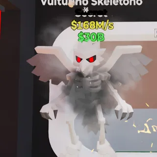 Fortnite Steal the Brainrot Vulturino Skeletono Default 1 Trait 168M/s