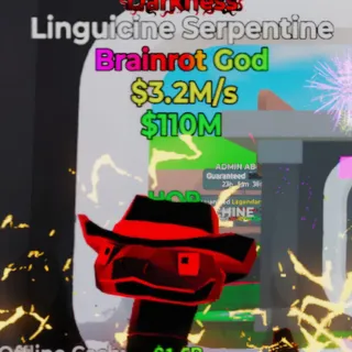 Fortnite Steal the Brainrot Linguicine Serpentine Darkness 1 Trait 3.2M/s