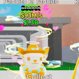 Fortnite Steal the Brainrot Paquito El Taquito 93M/s