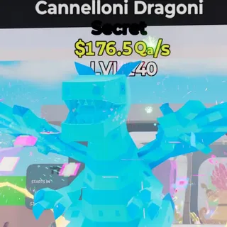 Fortnite Steal the Brainrot Cannelloni Dragoni Diamond 176.5Qa/s Lvl 140 2 Traits