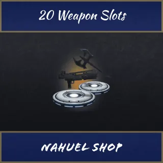 20 weapon slots