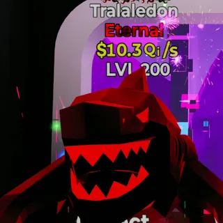 Fortnite Steal the Brainrot Tralaledon Darkness 2 Traits 10.3Qi/s Lvl 200