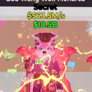 Fortnite Steal the Brainrot Bau Wang Wolf Monarca Magical 4 Traits 563.5M/s