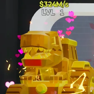 Fortnite Steal the Brainrot Tractoro Dinosauro Gold 324M/s Lvl 1 3 Traits