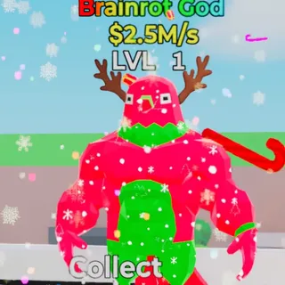 Fortnite Steal the Brainrot Il Piccione Musculone Christmas 2.5M/s Lvl 1