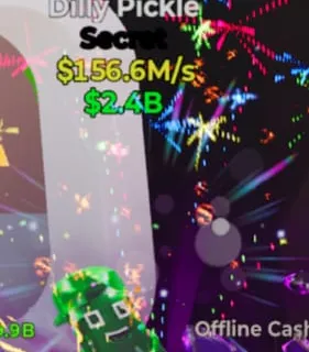 Fortnite Steal the Brainrot Dilly Pickle Crystal 156.6M/s