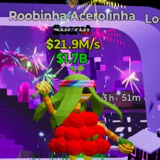 Fortnite Steal the Brainrot Roobinha Acerolinha 21.9M/s