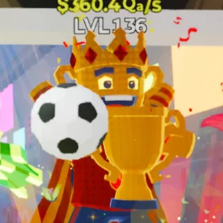 Fortnite Steal the Brainrot Mundialo Campiono Football 360.4Qa/s Lvl 136 1 Trait
