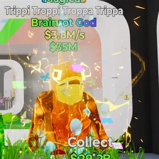 Fortnite Steal the Brainrot Trippi Troppi Troppa Trippa Magical 6 Traits 3.8M/s