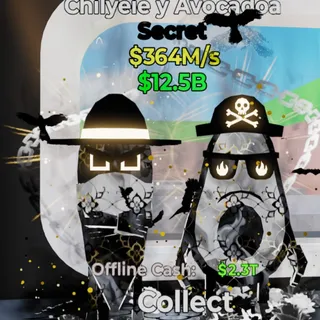 Fortnite Steal the Brainrot Chilyeie Y Avocadoa Gothic 364M/s
