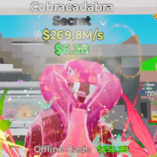 Fortnite Steal the Brainrot Cobracadabra Magical 2 Traits 269.8M/s