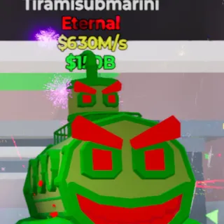 Fortnite Steal the Brainrot Tiramisubmarini Zombie 1 Trait 630/s