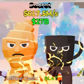 Fortnite Steal the Brainrot Croissantini Et Caffettino Default 3 Traits 617.5M/s