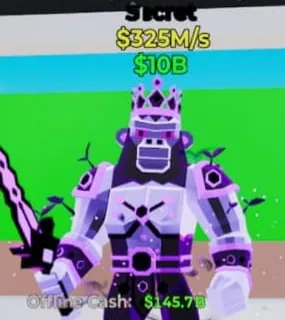 Fortnite Steal the Brainrot Chimpanzini Kingini Void 325M/s