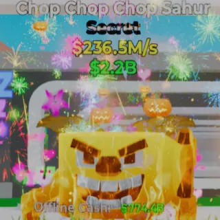 Fortnite Steal the Brainrot Chop Chop Chop Sahur Magical 5 Traits 236.5M/s