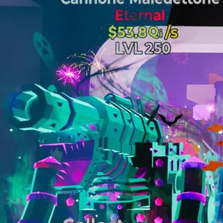 Fortnite Steal the Brainrot Cannone Maledettone Halloween 53.8Qi/s Lvl 250 2 Traits