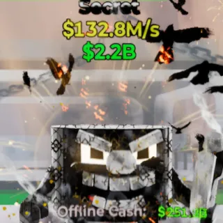 Fortnite Steal the Brainrot Chop Chop Chop Sahur Gothic 1 Trait 132.8M/s