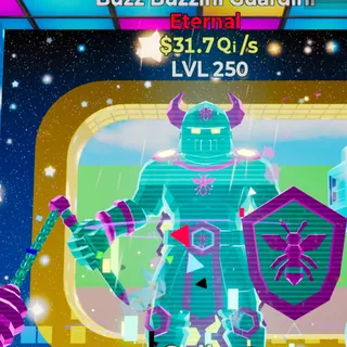 Fortnite Steal the Brainrot Buzz Buzzini Guardini Neon 1 Trait 31.7Qi/s Lvl 250