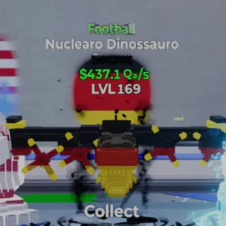 Fortnite Go Up for Brainrots Nuclearo Dinossauro Football 437.1Qa/s Lvl 169