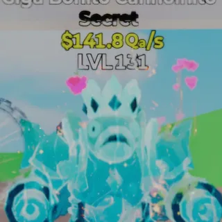 Fortnite Steal the Brainrot Giga Bonito Cannoinito Magical 141.8Qa/s Lvl 131 3 Traits