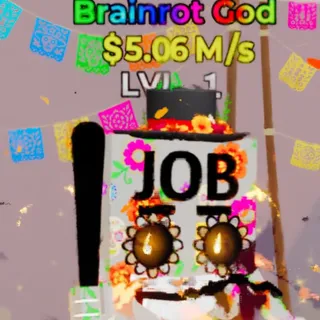 Fortnite Steal the Brainrot Job Job Job Sahur Muertos 5.06M/s Lvl 1 2 Traits