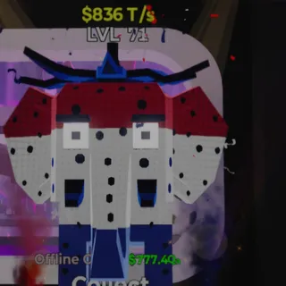 Fortnite Steal the Brainrot Strawberry Elephant Football 836T/s Lvl 71 1 Trait
