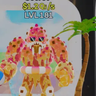 Fortnite Steal the Brainrot Gelatoni Supremo Summer 1.2Qi/s Lvl 181