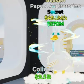 Fortnite Steal the Brainrot Papero Aspiratorino 49.6M/s